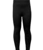 Solid Black Kids Leggings