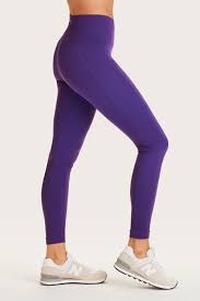XS to a Large Solid Purple - Adult Long Leggings